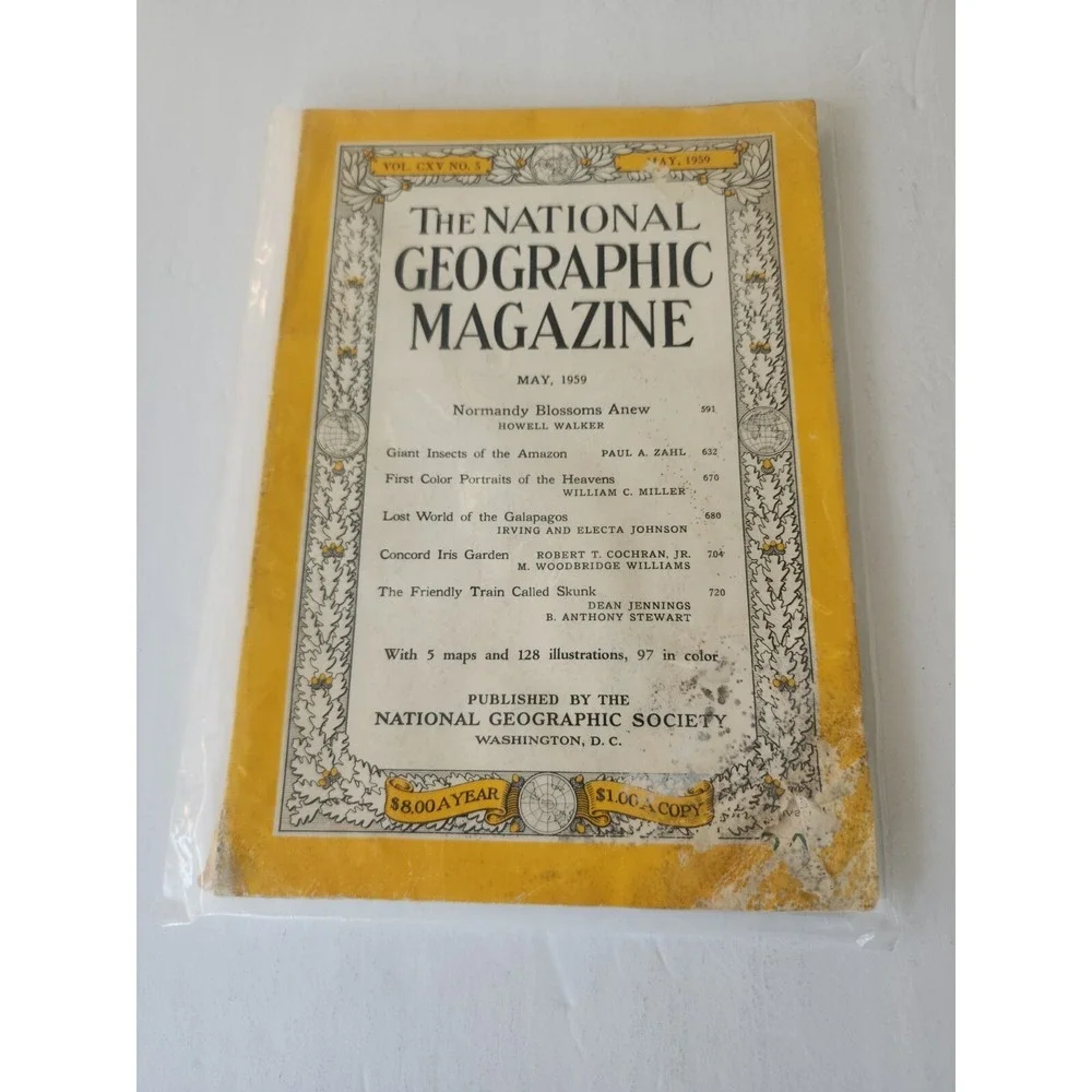 National Geographic Magazine  May  1959‎ No Map